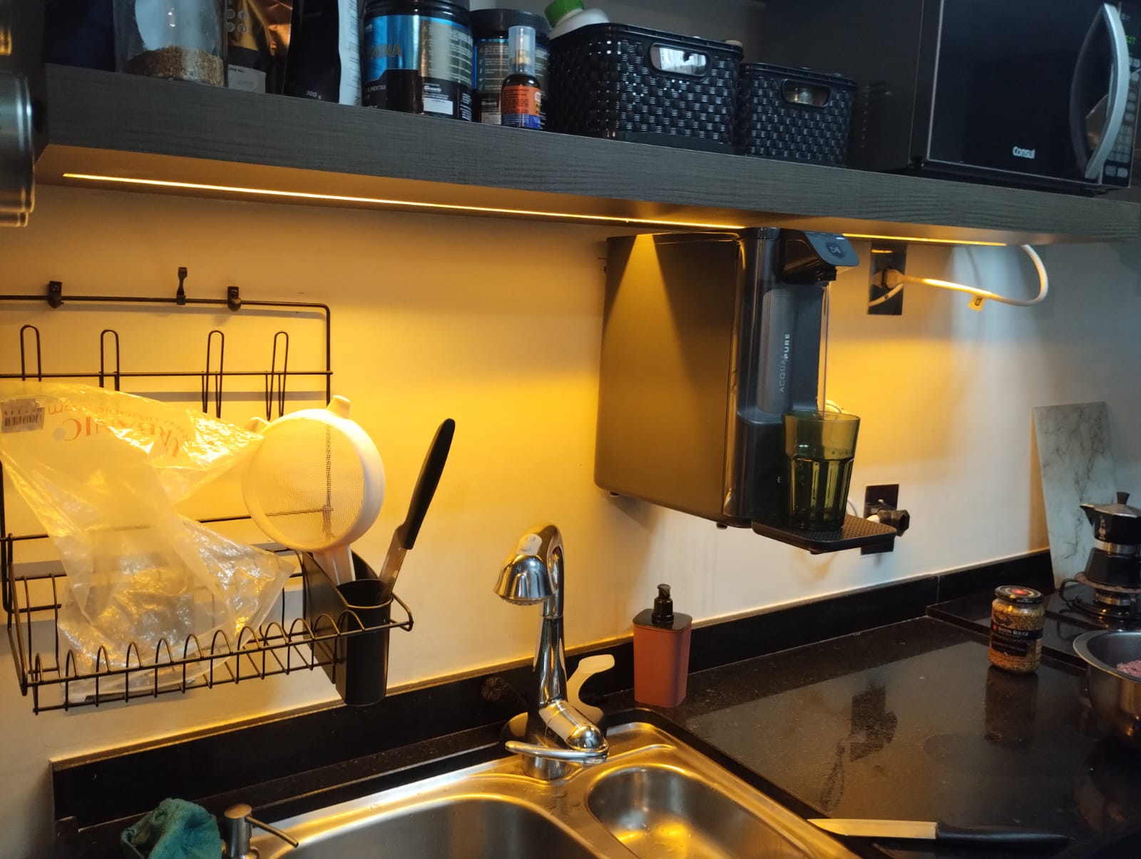 Instalação de fita LED